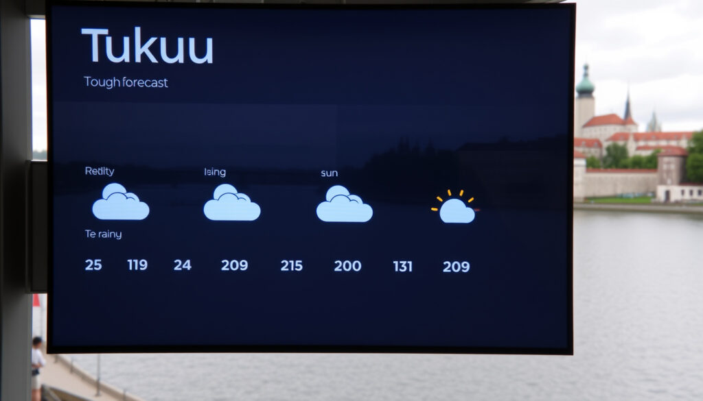 Foreca 10 vrk sää Turku – tulkintaopas