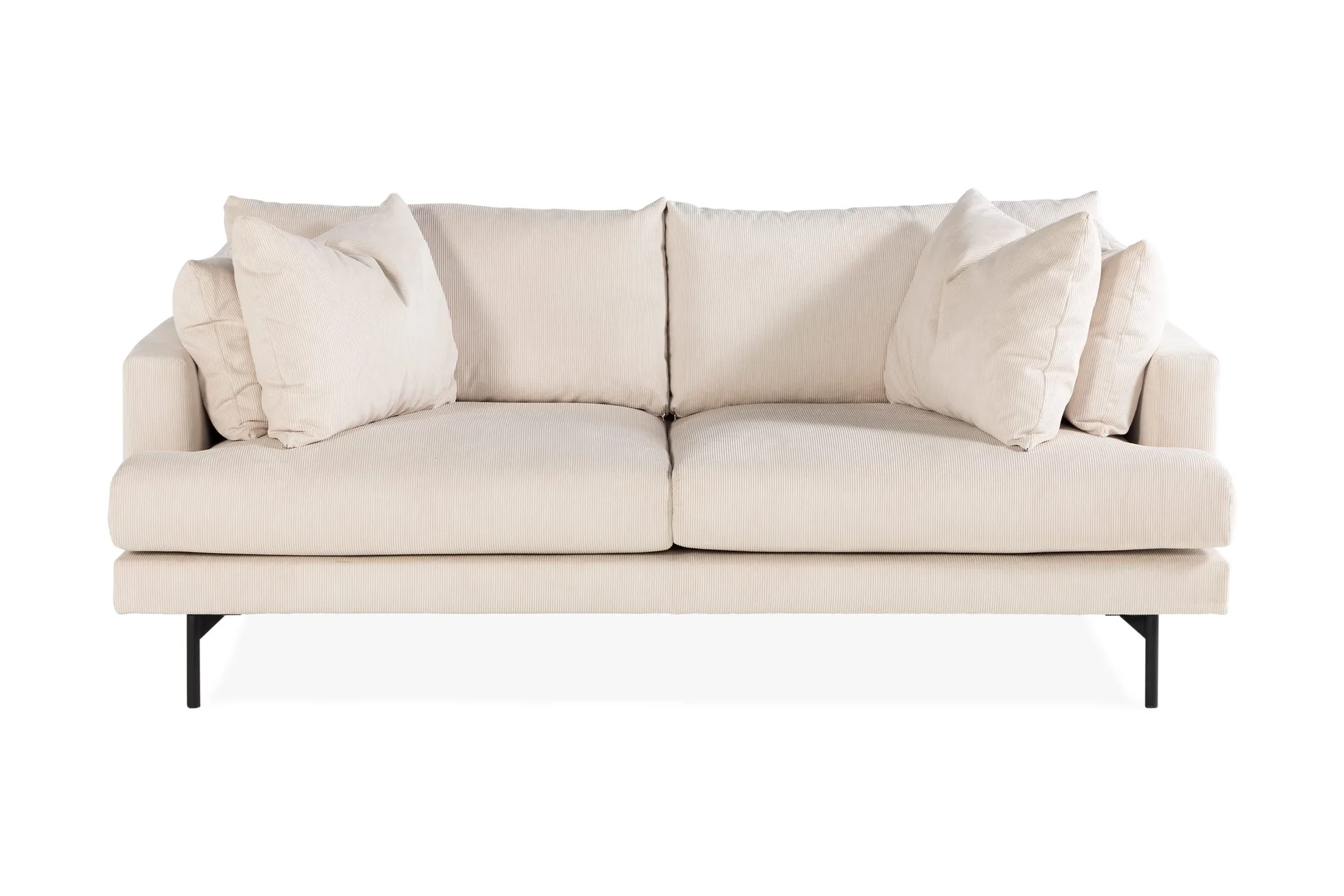 Menard 3-istuttava Syvä Manchestersohva - Beige