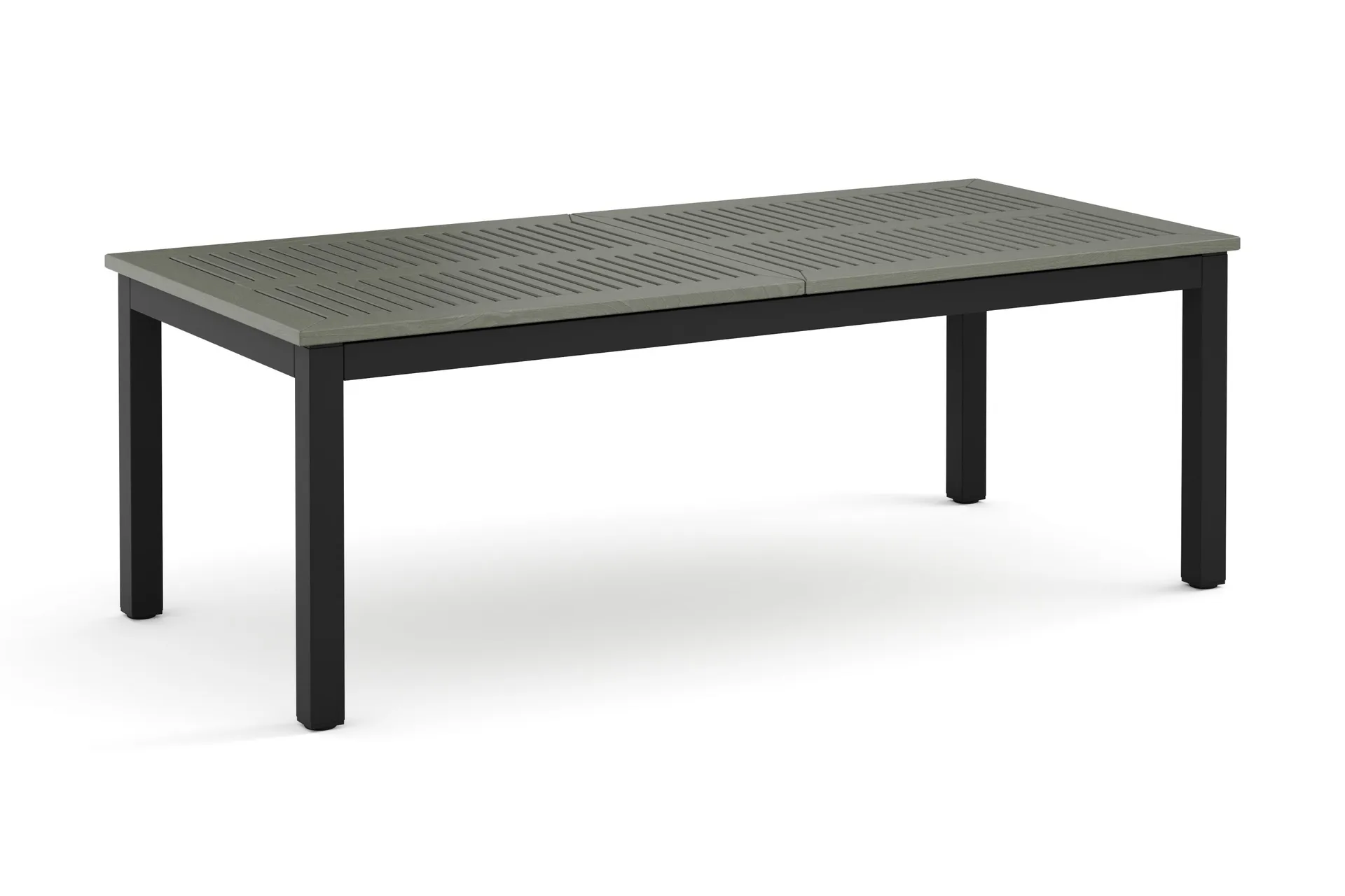 Monaco jatkettava ulkopöytä 210/310x90 cm - Musta/Harmaa