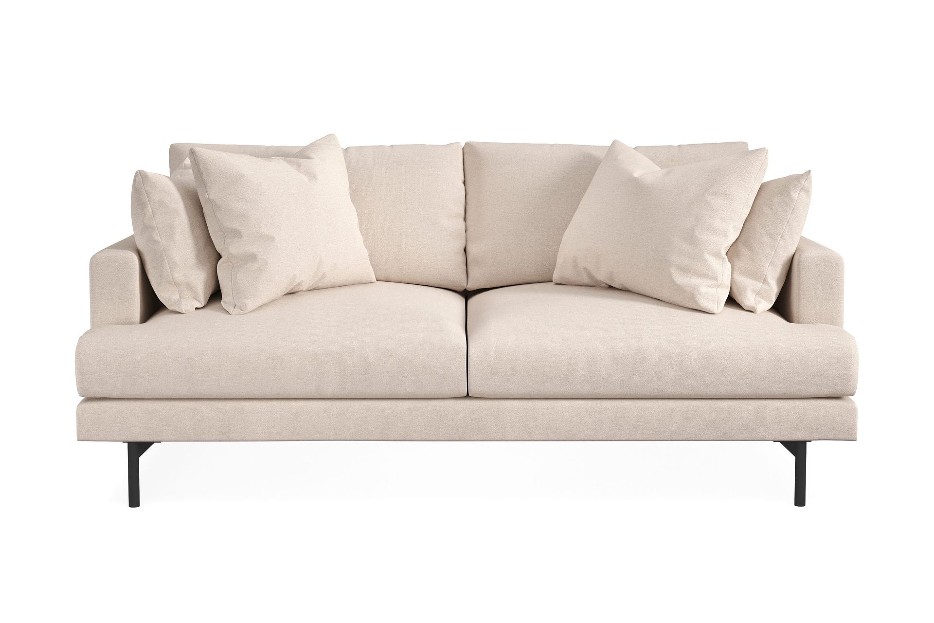 Menard 3-istuttava Syvä Kangassohva - Beige